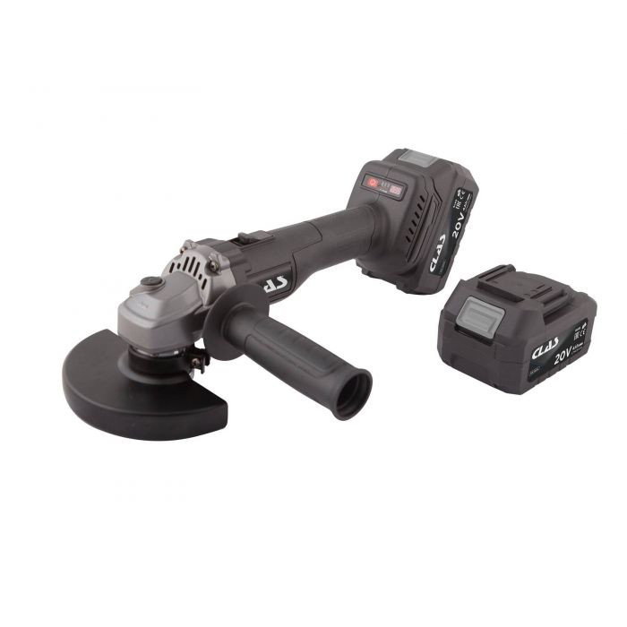 POLIZOR UNGHIULAR 125mm 20V FARA PERII + 2 BATERII 4Ah + iNCARCATOR [2]
