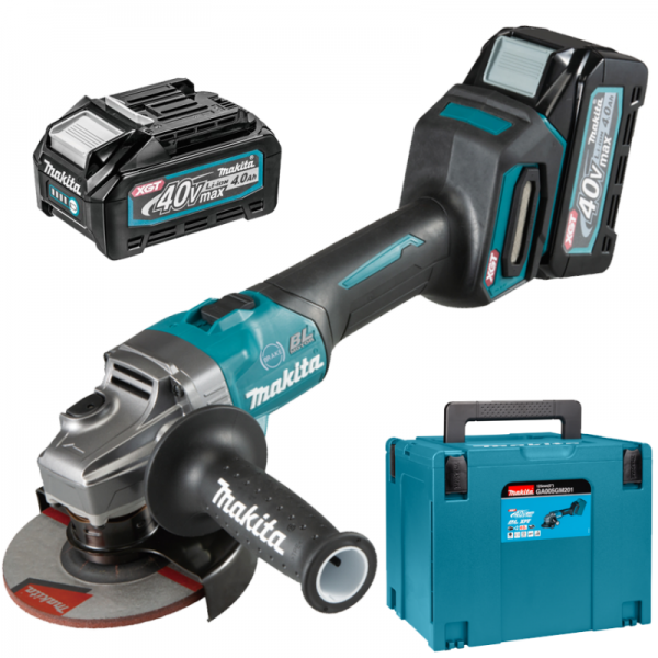 Polizor unghiular brushless, cu 2 acumulatori Li-Ion, 40V XGT, 4Ah [1]