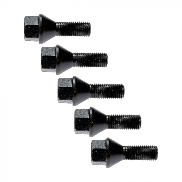 Set 5 prezoane roata M12, lungime filet 24 mm, marime cheie 17 mm [1]