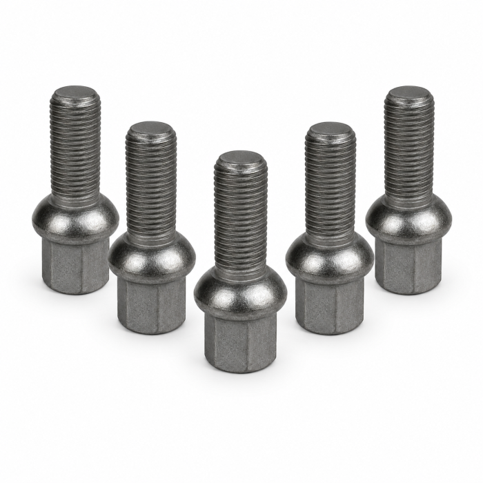 Set 5 prezoane roată / șuruburi roată M14x1.5 pentru Audi A4 B8, jante aliaj sau tablă [1]