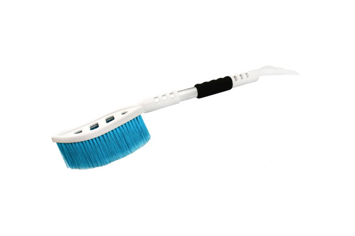 Razuitor gheata din ABS cu maner SoftGrip si perie dubla integrata 670 mm [1]