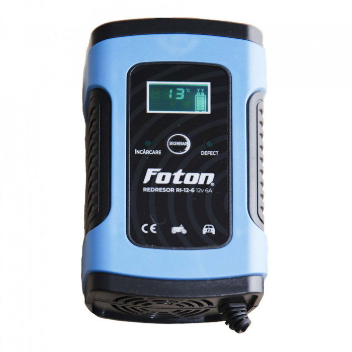 Redresor inteligent Foton RI-12-6 cu desulfatare - 12V/6A [1]