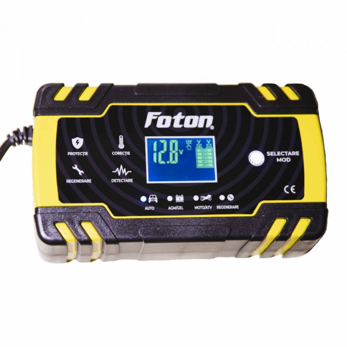 Redresor inteligent Foton RI-1224-8 cu desulfatare - 12V/8A 24V/4A [1]