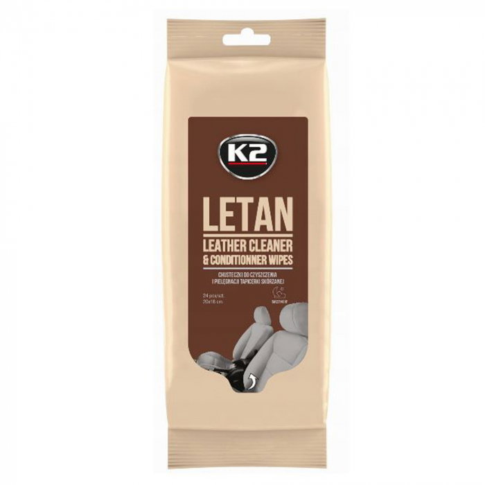Servetele curatare piele auto K2 Letan 24 buc 20x18cm [1]