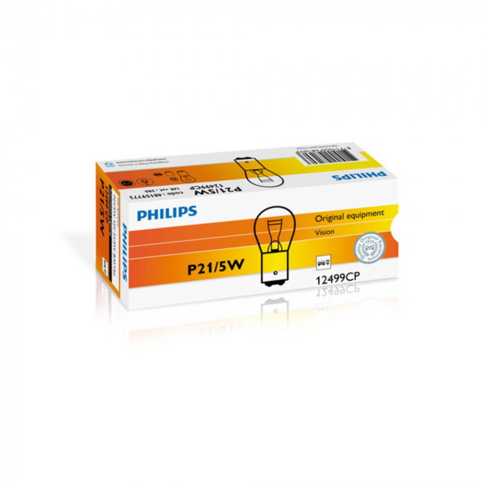 Set 10 Becuri Frana P21/5W 12V Philips [1]