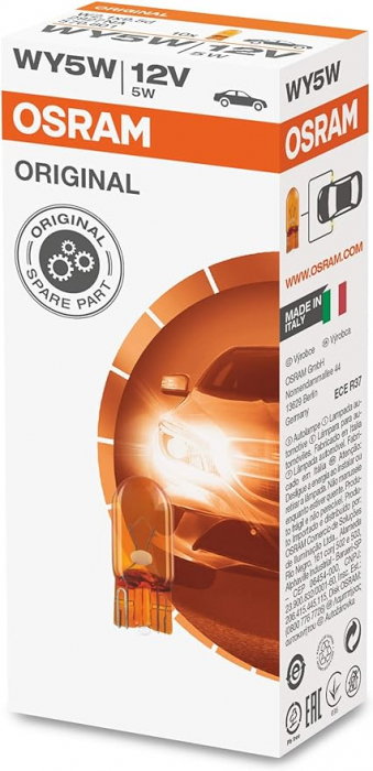Set 10 bec WY5W 12V Osram Original [1]