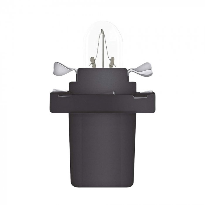Set 10 Becuri Bord OSRAM B8.5d, Soclu Negru - 12V, 1.2W (Iluminat Instrumente / Ceasuri) [2]