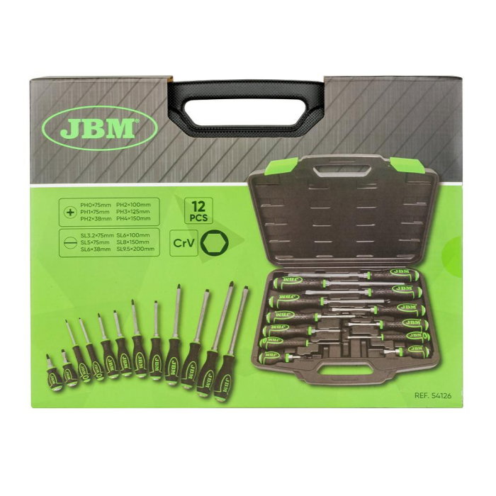 Set 12 surubelnite cu varf magnetic JBM [5]