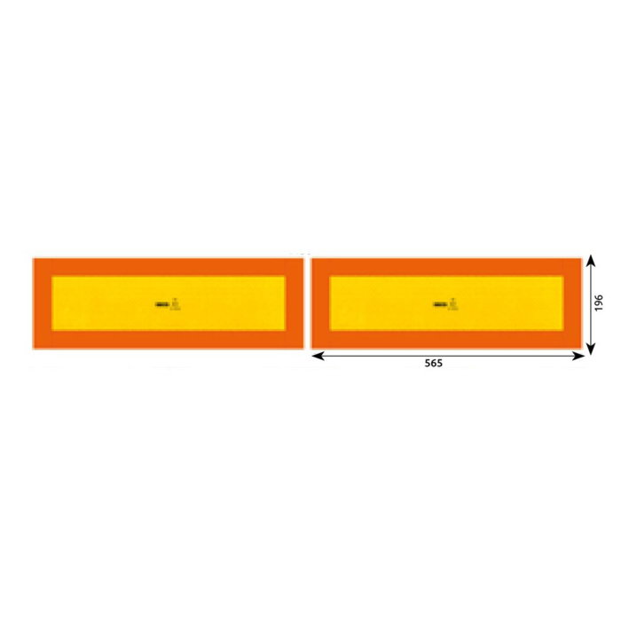 Set 2 autocolante reflectorizante Hico 565x196 mm [1]