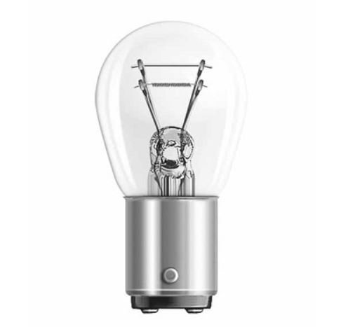 Set 2 bec P21/4W Osram Original Blister dublu filament pentru lampa frana [2]