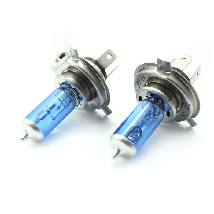 Set 2 Becuri Auto Halogen H4 Carguard Long Life, +100% Intensitate, Efect Alb Xenon, 12V, 60/55W [1]