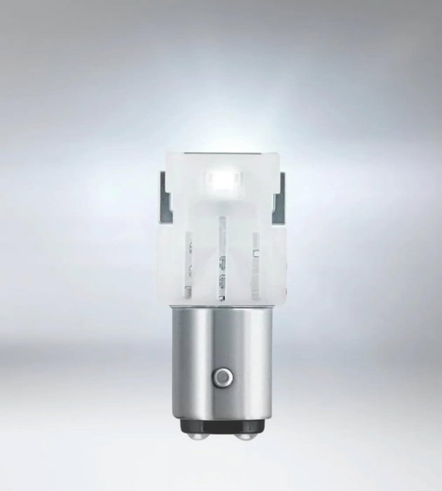 Set 2 becuri auxiliare LED P21/5W 12V Osram White Blister 6000K [2]