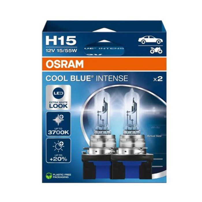 Set 2 becuri H15 12V 55W Osram Cool Blue Intense NextGen [1]