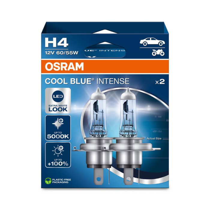 Set 2 becuri halogen H4 12V Osram Cool Blue Intense NextGen [1]