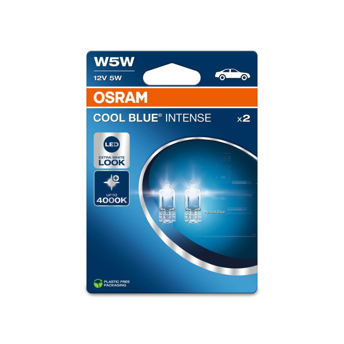 Set 2 becuri W5W Osram Cool Blue Intense NextGen blister [1]