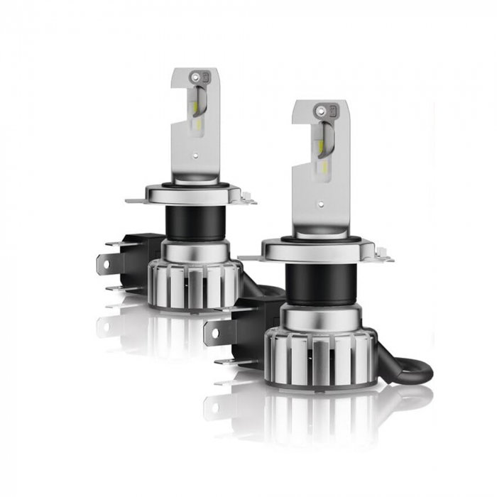 Set 2 H4 Osram Night Breaker Smart LED omologare RAR Street Legal +330% [2]