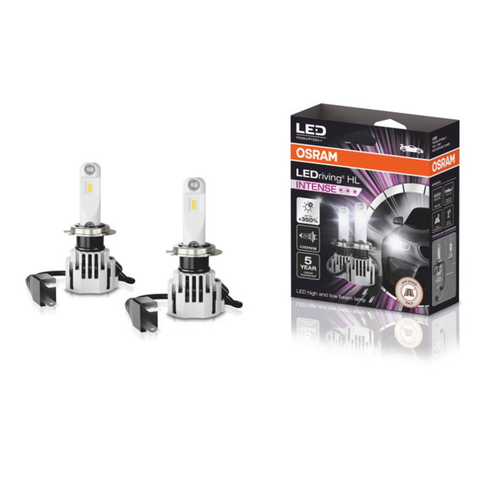 Set LED-uri H7 OSRAM Intense - Până la +350% Lumină (Performanță Maximă) [1]