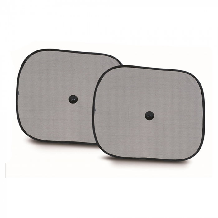 Set x 2 parasolare laterale universale, cu ventuze, 44x36cm, gri [1]