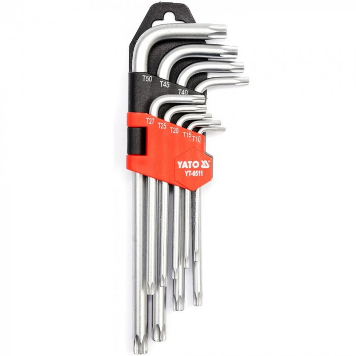 Set 9 buc chei Torx Yato HRC 52-56 [1]