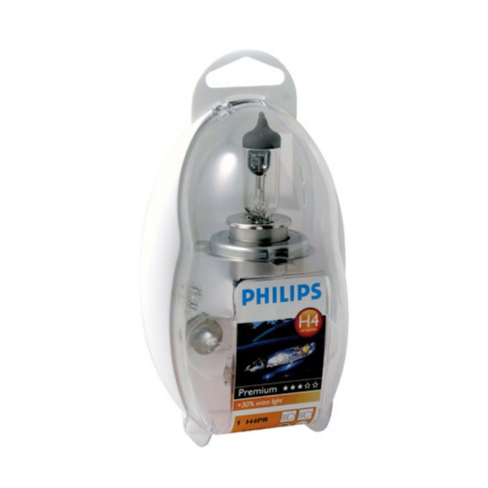 Set Becuri Auto De Rezerva H4 Philips EasyKit 12V [1]