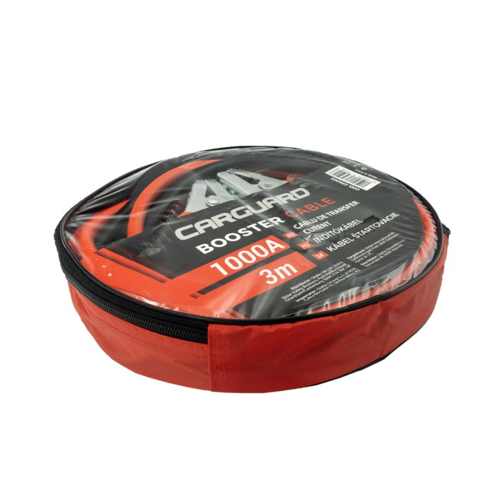 Cabluri Transfer Curent Auto 1000A, Lungime 3M, Grosime 13mm, Cleme Izolate, Pornire Motor Benzina si Diesel (Aluminiu Cuprat) [3]