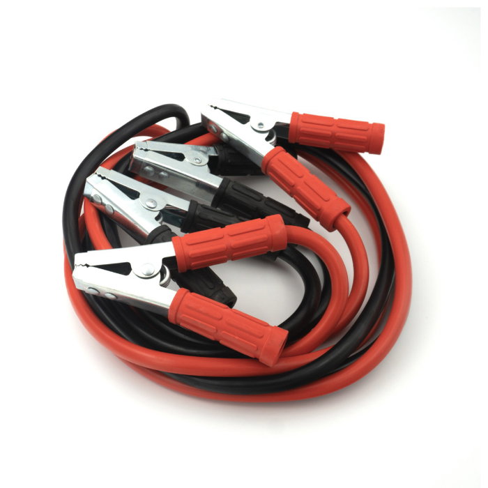 Cabluri Transfer Curent Auto 1000A, Lungime 3M, Grosime 13mm, Cleme Izolate, Pornire Motor Benzina si Diesel (Aluminiu Cuprat) [1]