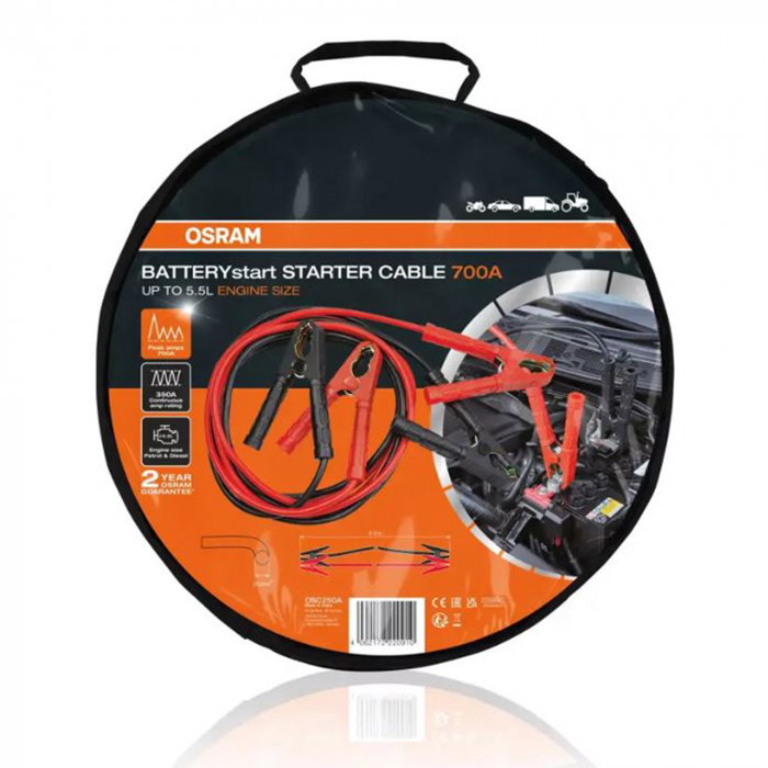 Set cabluri pornire Osram 700A 3.5 metri [1]
