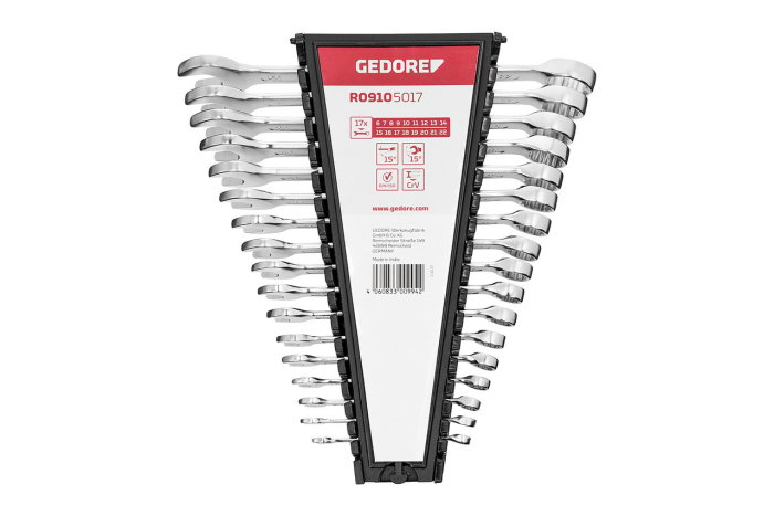 Set chei combinate 6 - 22 mm, metric, 17 piese, [1]