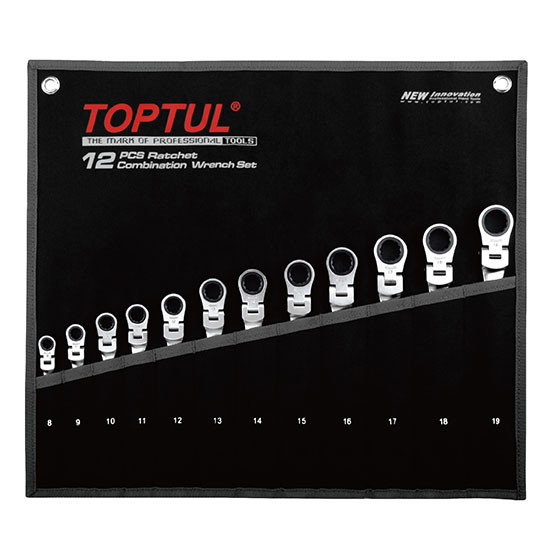 Set chei combinate cu clichet articulate 8-19 mm [1]