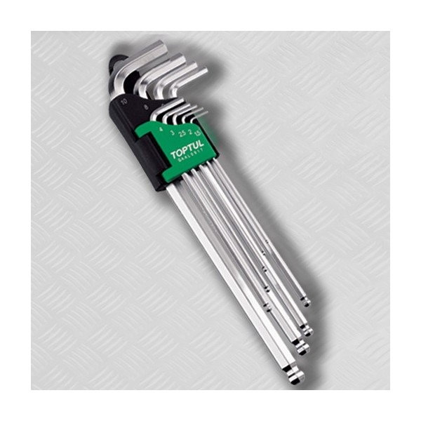 Set chei hexagonale in forma de L lung cu bila T10-T50 [1]