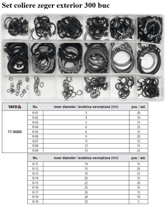 Set coliere zeger exterior 300 buc [1]