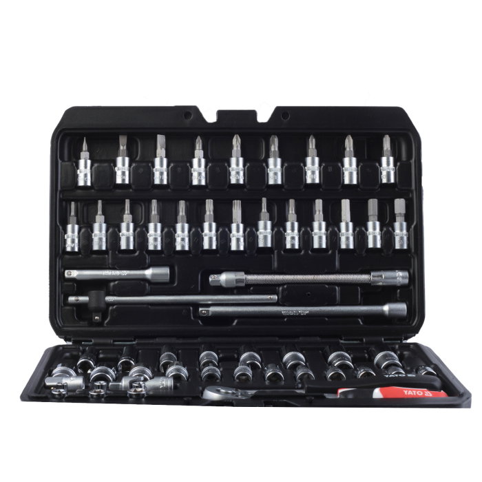 Set de chei tubulare ½" si ¼", cu multiple functii, 73 de piese [1]
