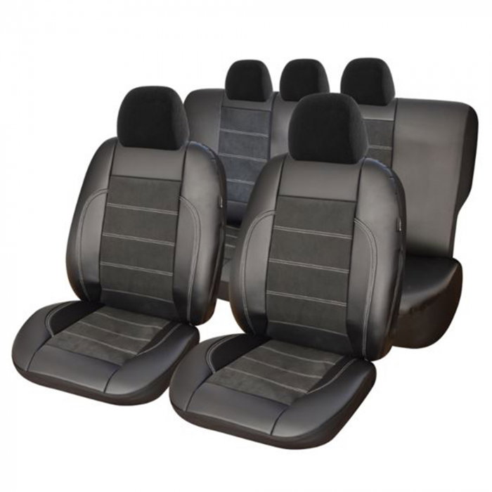Set huse scaun exclusive leather & alcantara Umbrella pentru auto [1]