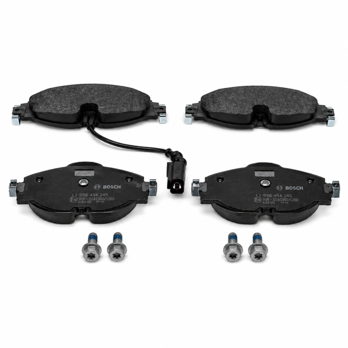 Set plăcuțe frână Bosch Low-Metallic cu senzor pentru Cupra Leon [1]