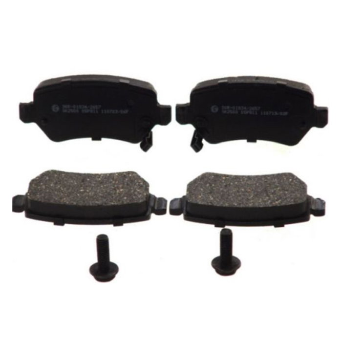 Set Plăcuțe Frână Spate KRIEGER - Opel Astra G, H, Zafira A/B, Meriva A/B - Sistem Lucas [1]