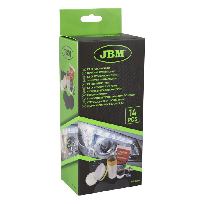 Set restaurare faruri JBM 14 piese pentru faruri matuite si ingalbenite [1]
