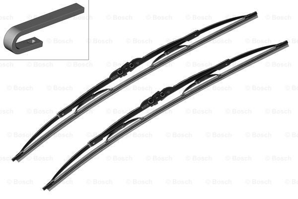 Set stergatoare Bosch Twin 550/400 mm [1]