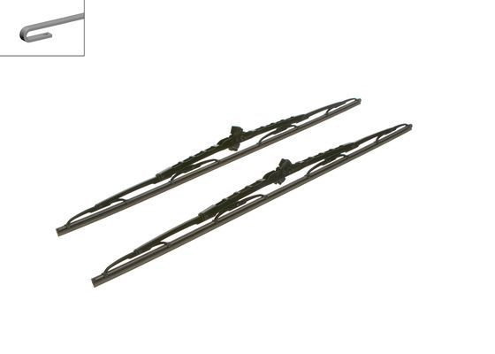 Set stergatoare fara spoiler 650 mm [1]