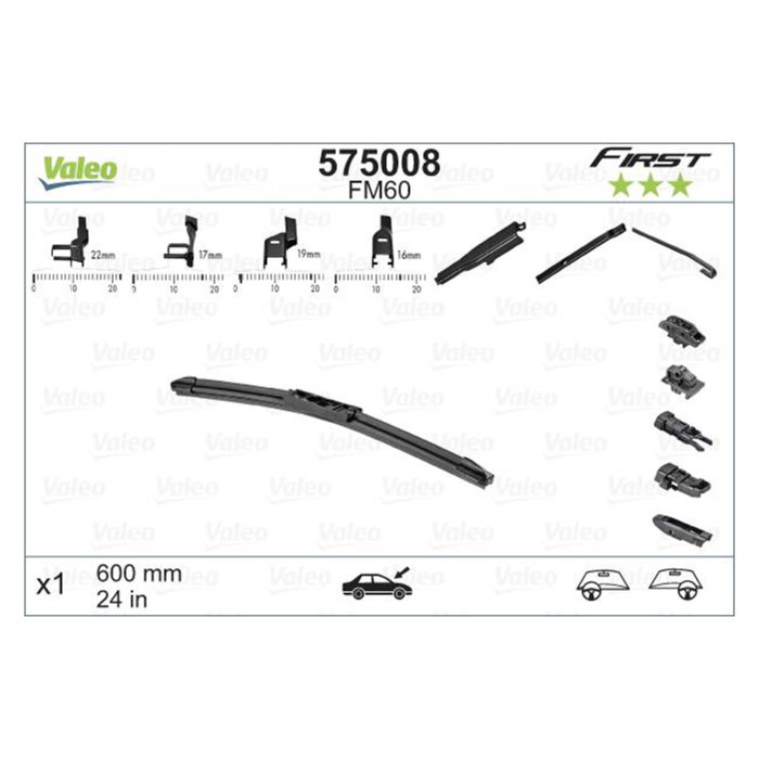 Stergator Valeo FM60 Multiconnection FB 600 mm [2]