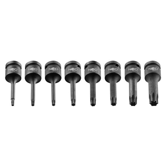Set tubulare impact, Torx, 8 piese, CrMo, 1/2'' [2]