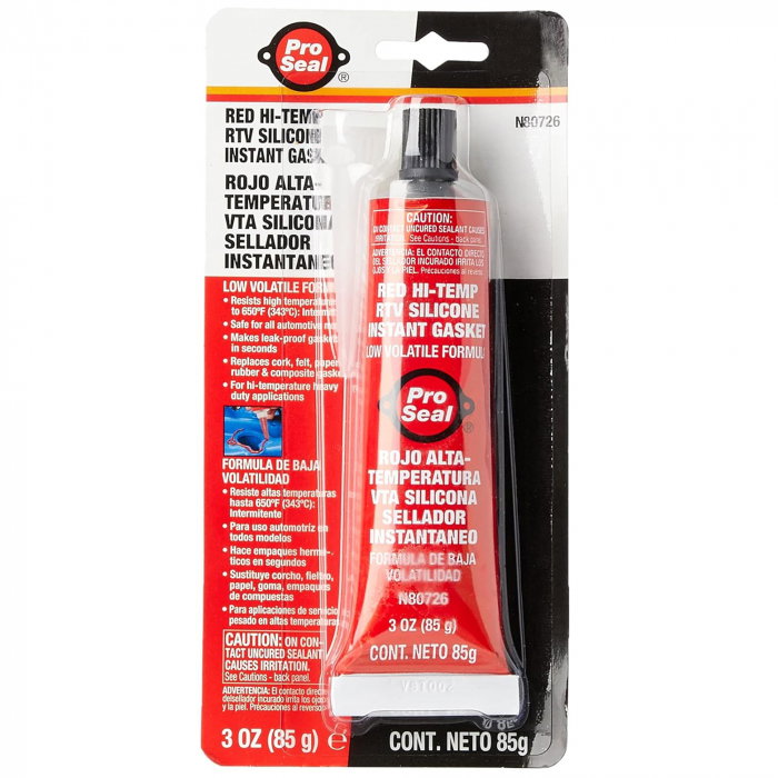 Silicon instant pentru etansare temperaturi inalte RTV Pro Seal rosu 85 gr [1]