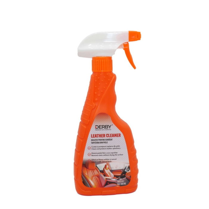 Solutie curatat tapiteria din piele, cu pulverizator 500ml DERBY [1]