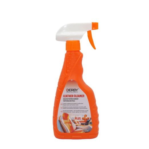 Solutie curatat tapiteria din piele, cu pulverizator 500ml DERBY PLUS [1]