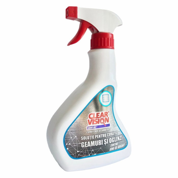 Solutie pentru curatat geamuri si oglinzi cu ioni de Argint, 500 ml [1]