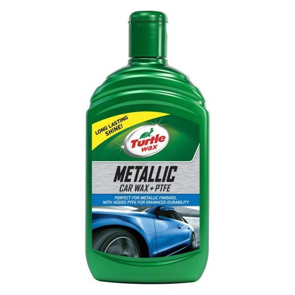 Solutie polish+ceara pentru vopsea metalizata Metallic Car Wax+PTFE TURTLE WAX 500 ml [1]