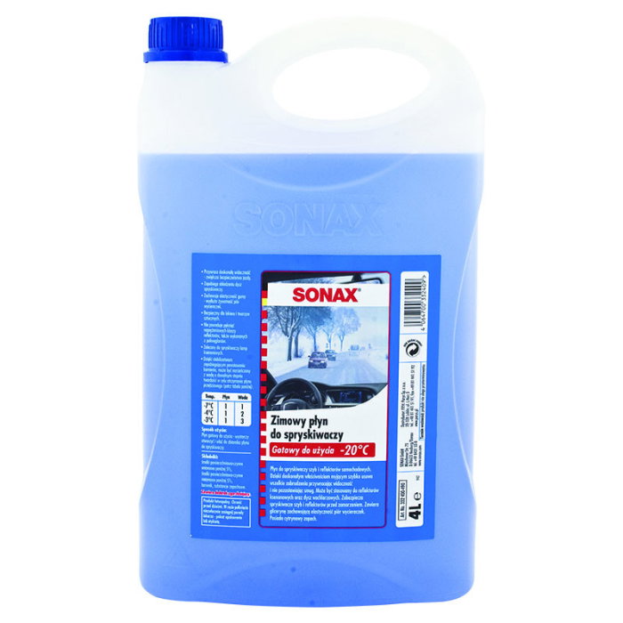 SONAX Lichid de parbriz anti-inghet -20C - gata de utilizare - CLEAR VIEW - 4L, cod 332400 [1]