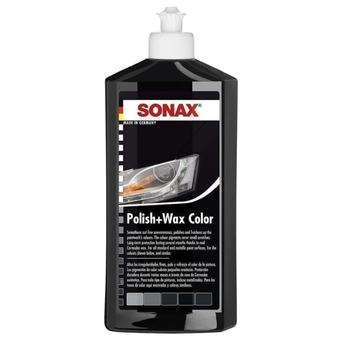 SONAX PolishandWax NanoPro pentru culoarea neagra 250 ml, cod 296141 [1]
