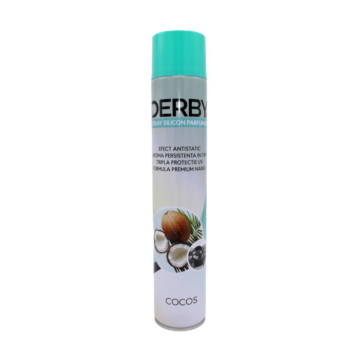 Spray cu silicon parfumat pentru bord Cocos 750ml DERBY [1]