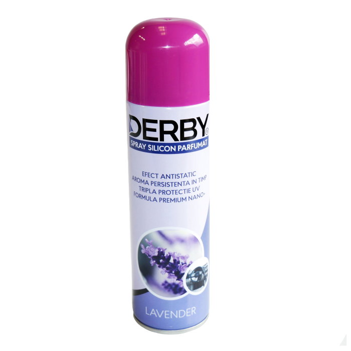 Spray cu silicon parfumat pentru bord Lavanda 220 ml DERBY [1]