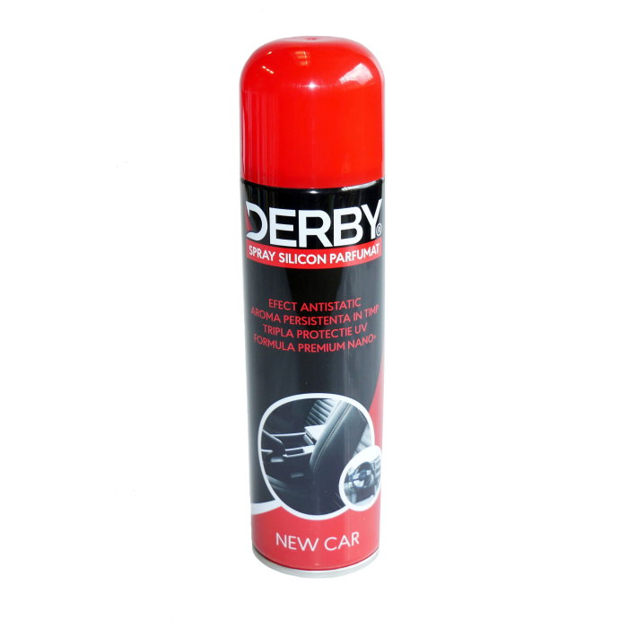 Spray cu silicon parfumat pentru bord New Car 220 ml DERBY [1]